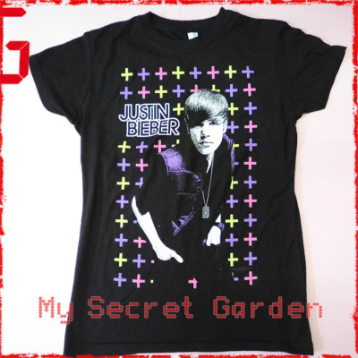 Justin Bieber - My World, Cross Official Women T Shirt ( M ) ***READY TO SHIP from Hong Kong***